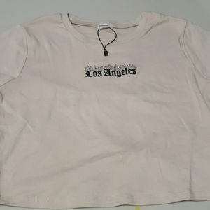 Cream croptop size G/L